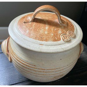 Handcrafted Artist Pottery Crock By Jay Bucek